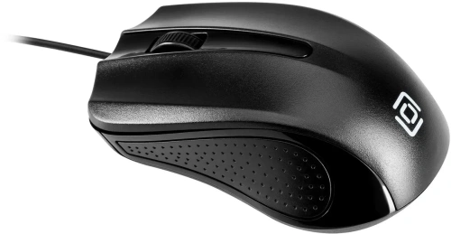 Мышь проводная Oklick 225M черный, 1200 dpi, USB, кнопки - 3 [225M черный]