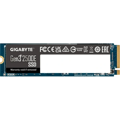 Накопитель SSD Gigabyte 2500E 2Tb, PCIe 3.0 x4, M.2 2280, NVMe, R/W 2400/2000 [G325E2TB]