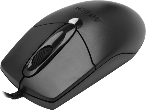 Мышь проводная A4Tech OP-720S черный, 1200 dpi, USB, кнопки - 3 [OP-720S]