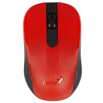 Мышь беспроводная Genius NX-8008S красный/черный, тихая [31030028401]