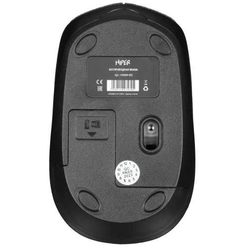 Мышь беспроводная HIPER HOMW-082 красный, 1600 dpi, радиоканал, USB, кнопки - 4 [HOMW-082]