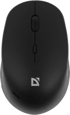 Мышь беспроводная Defender Auris MB-027 черный, 1600 dpi, радиоканал, USB, кнопки - 4 [52027]