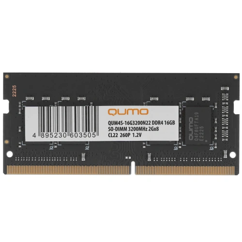 Оперативная память Noname SO-DIMM DDR-4 16GB QUMO [QUM4S-16G3200N22]