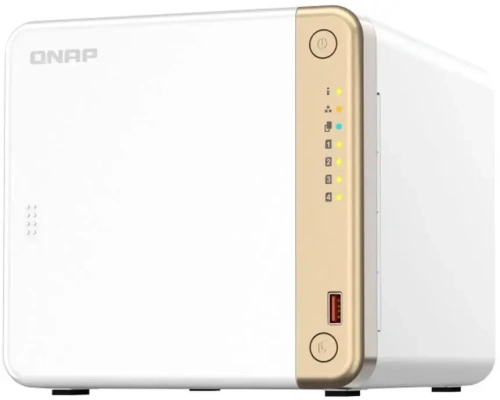 Сетевое хранилище NAS Qnap Original TS-462-4G 4-bay настольный Celeron N4505 [TS-462-4G]