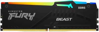 Оперативная память Kingston 32GB 5600MHz DDR5 CL40 DIMM FURY Beast RGB [KF556C40BBA-32]