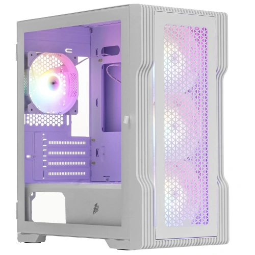 Компьютерный корпус 1STPLAYER TRILOBITE T3 White [T3-WH-4F1-W]