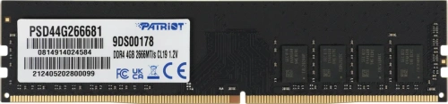 Оперативная память Patriot Memory 4GB DDR4 2666MHz PC21300 DIMMPSD44G266681 [PSD44G266681]