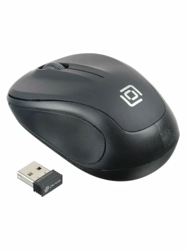 Мышь беспроводная Oklick 665MW черный, 1000 dpi, радиоканал, USB, кнопки - 3 [665MW черный]