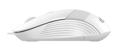 Мышь проводная Oklick 310M белый/серый, 2400 dpi, USB, кнопки - 4 [1869103]