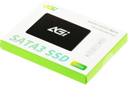 Накопитель SSD AGI AI138 256 Gb, SATA III, 2.5", R/W 557/512 [AGI256G06AI138]