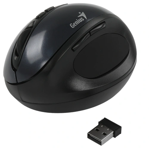 Мышь беспроводная Ergo 8300S серая (Iron Grey), вертикальная [31030037401]