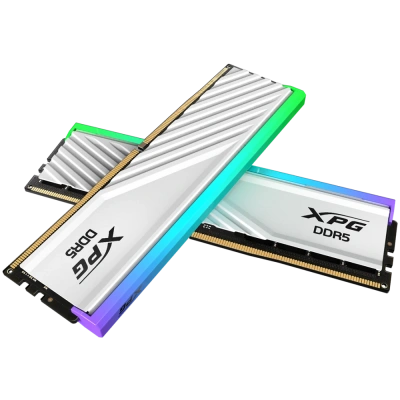 Оперативная память Adata 32 Gb DDR5 6400 (2х16 Gb) RGB [AX5U6400C3216G-DTLABRWH]
