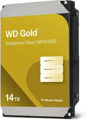 Жесткий диск Western Digital 3.5&quot;; 14TB WD142KRYZ Gold SATA3, Cache 256MB, 7200 rpm [WD142KRYZ]