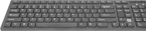 Клавиатура DEFENDER ULTRAMATE SM-535 RU беспроводная USB, радиоканал, черный [45535]