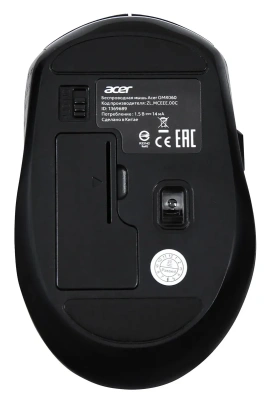 Беспроводная мышь ACER OMR060 Wireless 2.4G Mouse 1600dpi (6but) black [ZL.MCEEE.00C]
