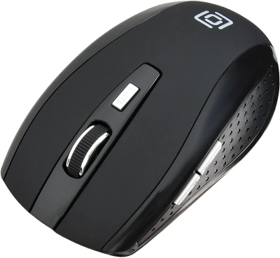 Мышь беспроводная Oklick 455MW черный, 1600 dpi, радиоканал, USB, кнопки - 6 [455MW черный]