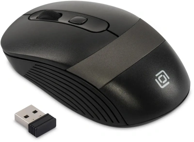 Мышь беспроводная Oklick 310MW черный/серый, 3200 dpi, кнопки - 4 [1869088]