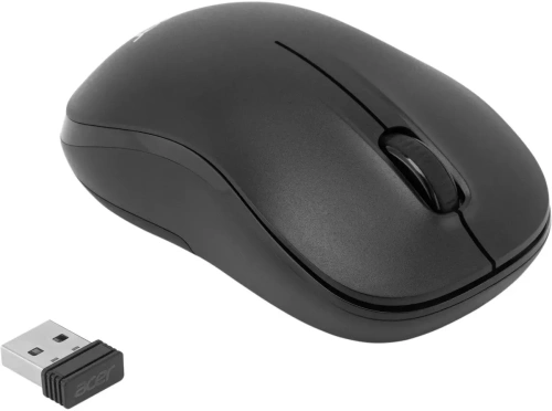 Мышь беспроводная Acer OMR160 черный, 1200 dpi, радиоканал, USB, кнопки - 3 [ZL.MCEEE.00M]