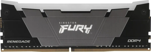 Оперативная память Kingston 8GB DDR4 3200 FURY Renegade RGB Black XMP Non-ECC Unbuffered DIMM (Single Module) 1RX8 16-18-18 1.35V 288-pin 8Gbit [KF432C16RB2A/8]