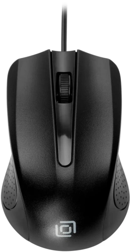 Мышь проводная Oklick 225M черный, 1200 dpi, USB, кнопки - 3 [225M черный]