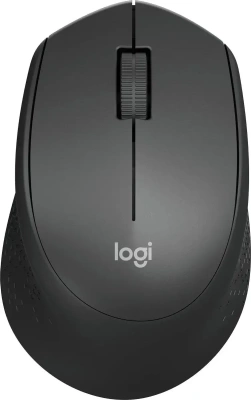Мышь беспроводная Logitech M280 черный, 1000 dpi, радиоканал, USB, кнопки - 3 [910-004287/910-004306]