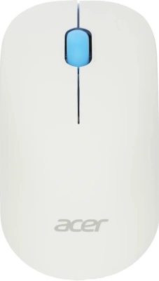 Мышь беспроводная Acer OMR205 белый/голубой, 1200 dpi, кнопки - 3 [ZL.MCEEE.02H]