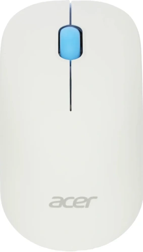 Мышь беспроводная Acer OMR205 белый/голубой, 1200 dpi, кнопки - 3 [ZL.MCEEE.02H]