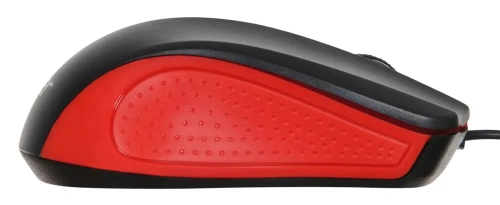 Мышь проводная Acer OMW012 черный/красный, 1200 dpi, USB, кнопки - 3 [ZL.MCEEE.003]
