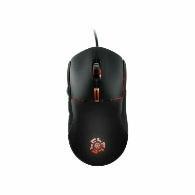 Мышь проводная Qumo UFO M77 черный, 2400 dpi, USB, кнопки - 6 [M77]