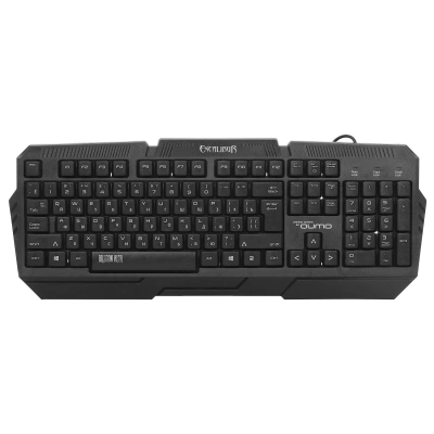 Игровая клавиатура Qumo Excalibur K67, проводная, 104, встроенные радужная подсветка [SW-CM03]