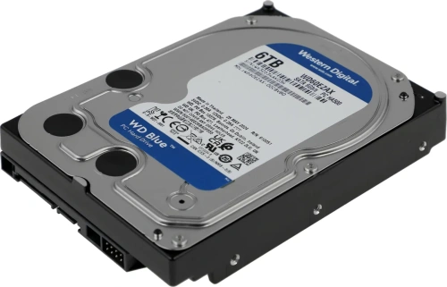 Жесткий диск Western Digital SATA 6TB 6GB/S 256MB BLUE WD60EZAX WDC [WD60EZAX]