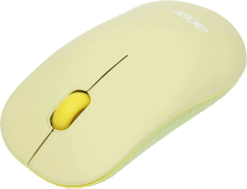 Мышь беспроводная Acer OMR205 зеленый/желтый, 1200 dpi, кнопки - 3 [ZL.MCEEE.02J]
