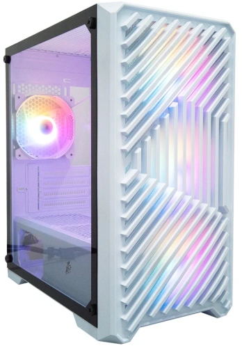 Компьютерный корпус 1STPLAYER TRILOBITE T5 White [T5-WH-4F1-W]