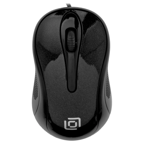 Мышь проводная Oklick 385M черный, 1000 dpi, USB, кнопки - 3 [385M черный]