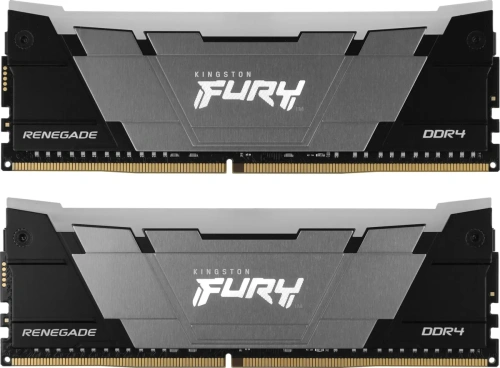 Оперативная память Kingston DDR4 2x32GB 3600MHz KF436C18RB2AK2/64 Fury Renegade RGB RTL Gaming PC4-28800 CL18 DIMM 288-pin 1.35В dual rank с радиатором Ret [KF436C18RB2AK2/64]
