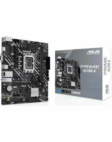 Материнская плата ASUS PRIME H610M-K, LGA 1700, Intel H610, 2xDDR5 [90MB1GA0-M0EAY0]