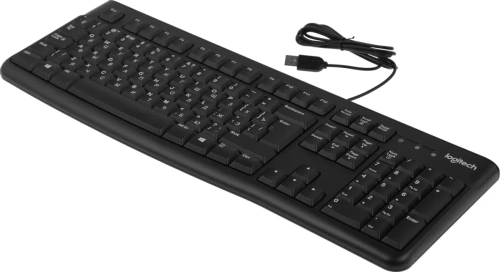 Клавиатура/ Keyboard Logitech K120 (USB, waterproof, low profile) OEM [920-002522/920-002583/920-002508]