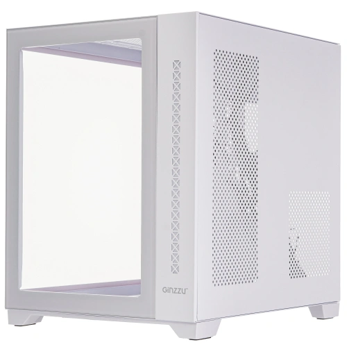 Компьютерный корпус Ginzzu V400 RGb белый [V400]
