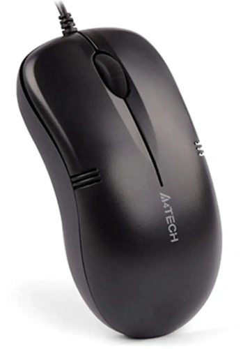 Мышь проводная A4Tech OP-560NUS черный, 1200 dpi, USB, кнопки - 3 [OP-560NUS]