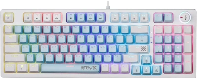 Клавиатура Defender Hawk GK-418 (45422) проводная, USB, белый [45422]