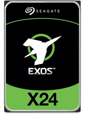 Жесткий диск серверный Seagate 3.5"; 24TB Exos X24 SAS 12Gb/s, 7200 rpm, 512 MB [ST24000NM007H]