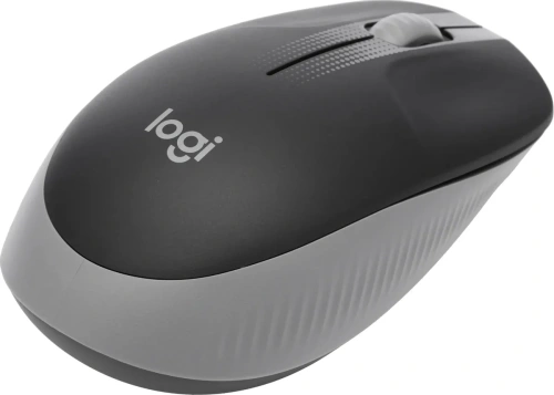 Мышь беспроводная Logitech M190 серый, 1000 dpi, радиоканал, USB, кнопки - 3 [910-005924]
