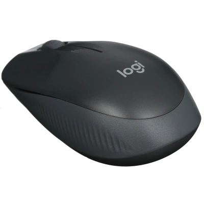 Мышь беспроводная Logitech M190 черный, 1000 dpi, радиоканал, USB, кнопки - 3 [910-005905/910-005902]