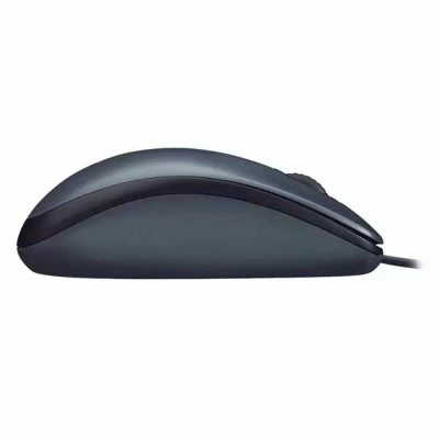 Мышь проводная Qumo Practic Office M90 черный, 1000 dpi, USB, кнопки - 3 [M90 Black]