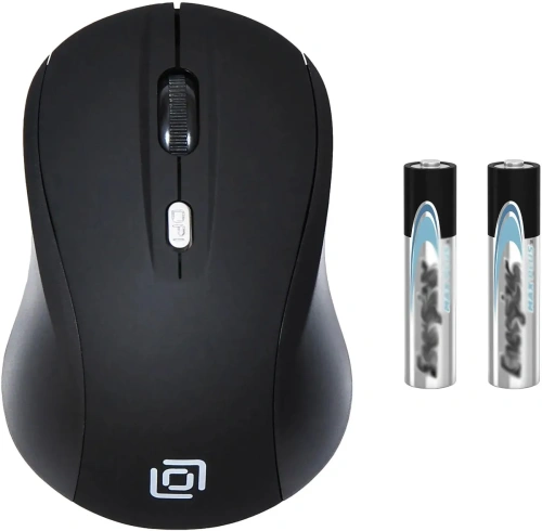 Мышь беспроводная Oklick 415MW черный, 1600 dpi, радиоканал, USB, кнопки - 4 [415MW черный]