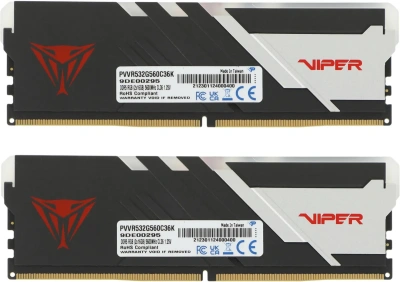 Оперативная память DIMM 32GB DDR5-5600 KIT2 PVVR532G560C36K Patriot [PVVR532G560C36K]