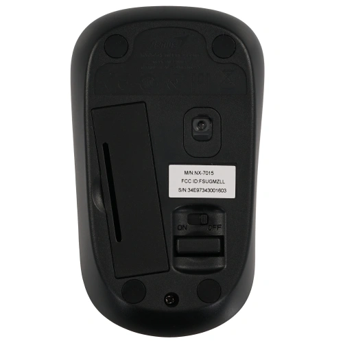 Мышь беспроводная Genius NX-7015 черный, 1600 dpi, радиоканал, USB, кнопки - 3 [31030019412]