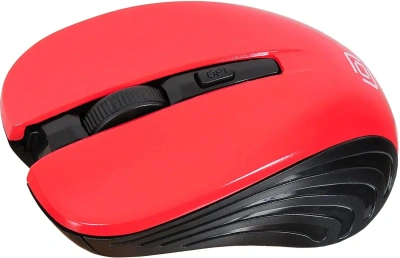 Мышь беспроводная Oklick 545MW черный/красный, 1600 dpi, радиоканал, USB, кнопки - 4 [TM-5500 RED]