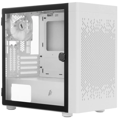 Компьютерный корпус 1STPLAYER DK D3-B White [D3-B-WH-2F1P-W-1F1-W]