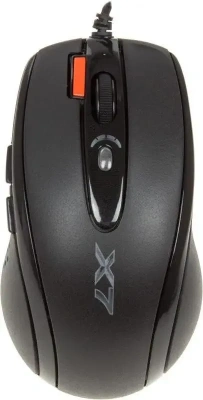 Мышь проводная A4Tech X-710BK черный, 2000 dpi, USB, кнопки - 7 [X-710BK]
